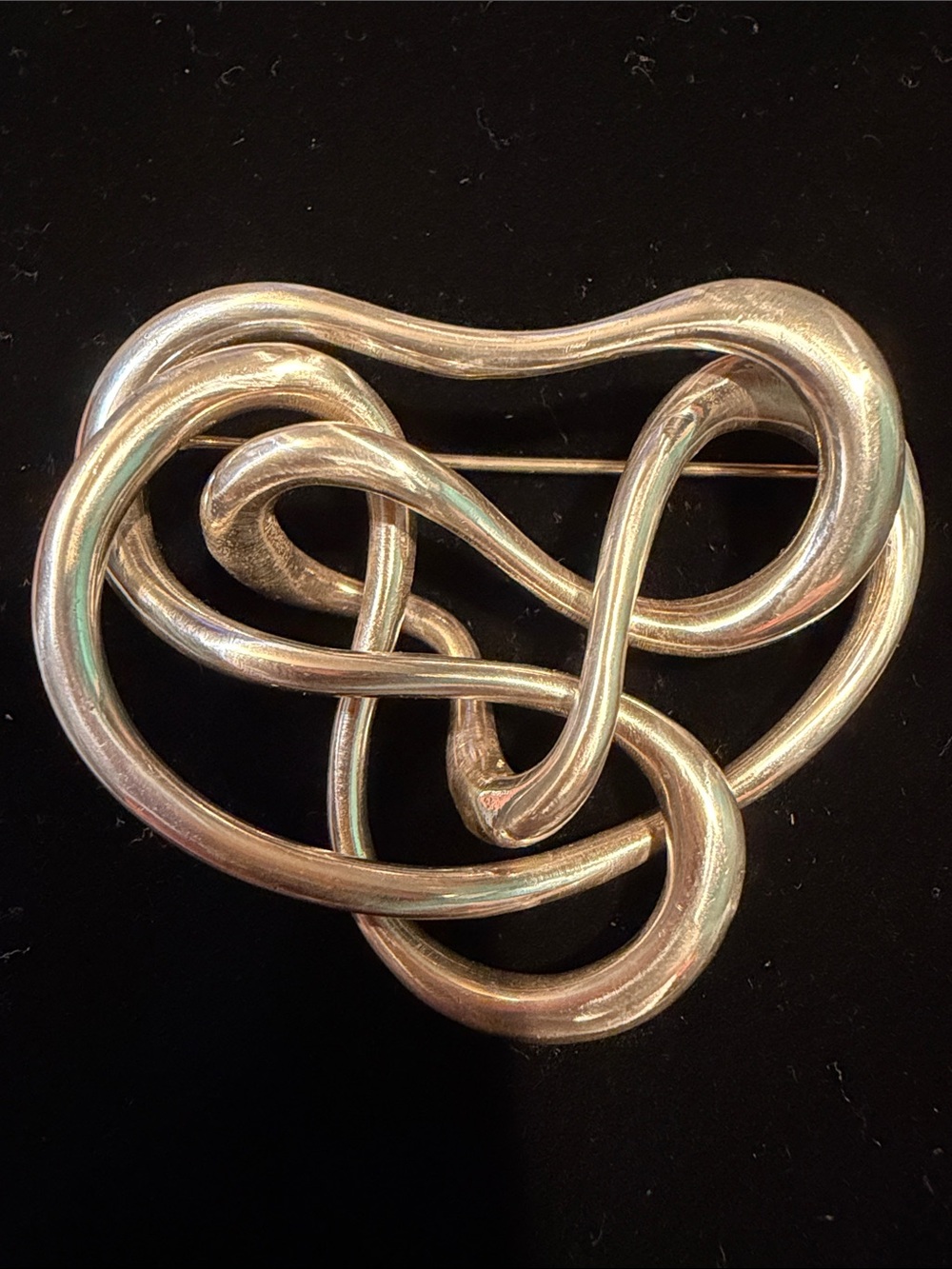 Angela Cummings - Brooch - SCRIBBLE - Sterling - Vintage 1987 - Tiffany designer